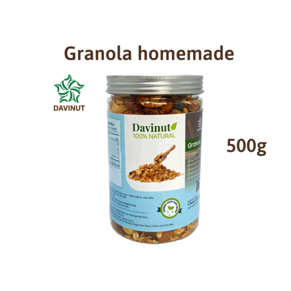 granola ăn kiêng giảm cân siêu hạt không đường