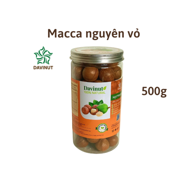 Hạt macca nguyên vỏ Việt Nam