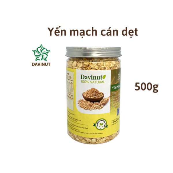 Yến mạch cán giảm cân Úc 500g Davinut